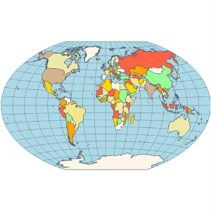 Map winkel tripel projection