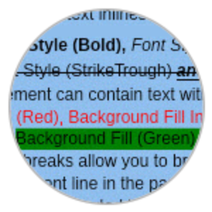 Nov diagram rich formatted texts small