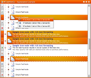 Tree view appearance