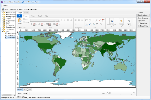 World population map