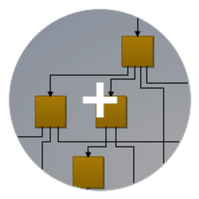 Layered graph layout small