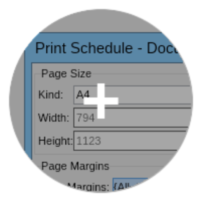 NOV schedule printing small