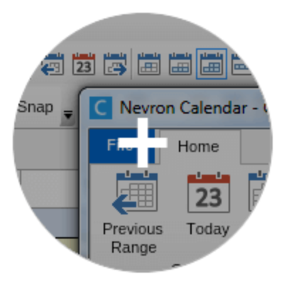 NOV schedule ribbon or command bars small