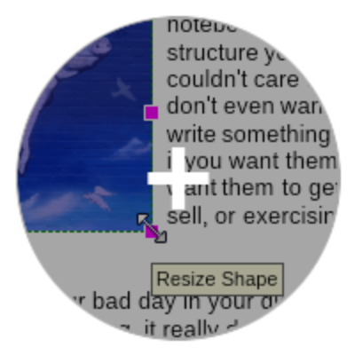 Rich text interactive features small