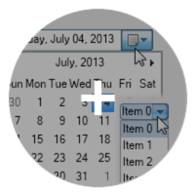 Drop down Edits small