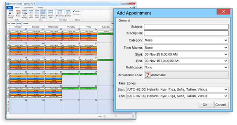 Nov schedule collage