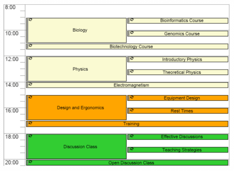 Schedule University Classes