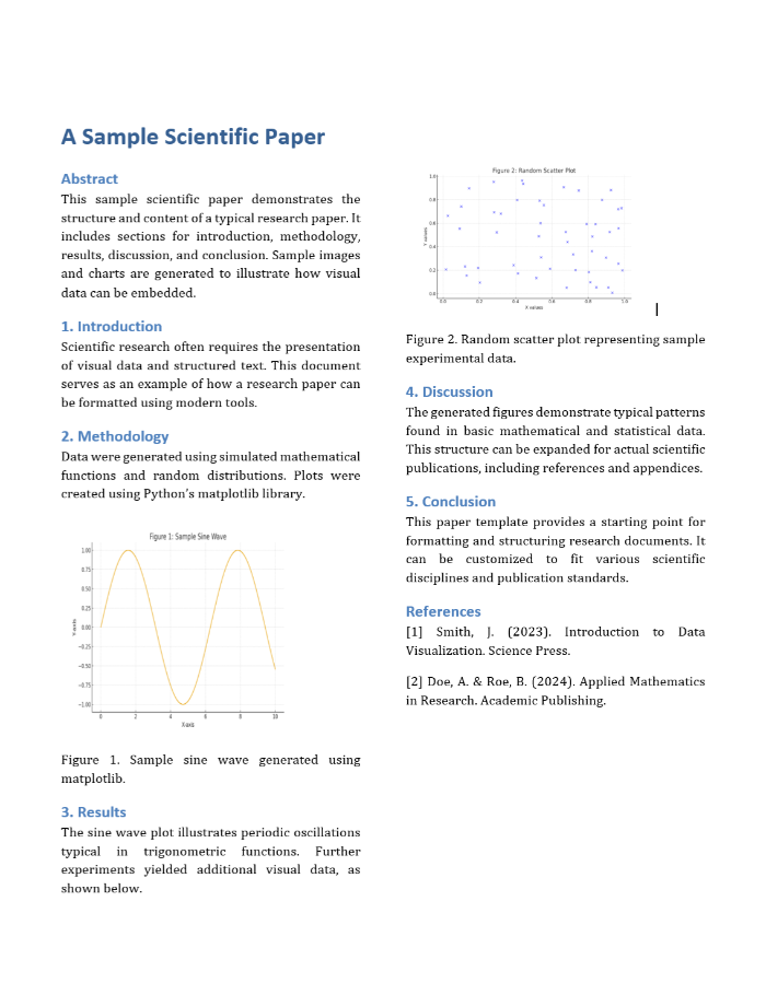 Sample Scientific Paper