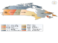 Canada population map