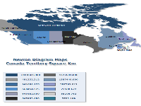 Canada territory map