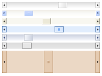 Horizontal scrollbars