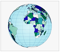 Dot net world map