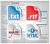 Nevron rich text editor supported text formats