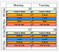 Nov schedule 20 0 6