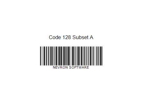 Code 128 subset a