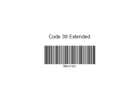Code 39 extended