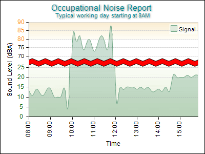 Occupational Noise Report with Scale Break