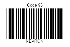 Code 93 barcode