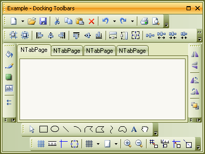 Docked toolbars